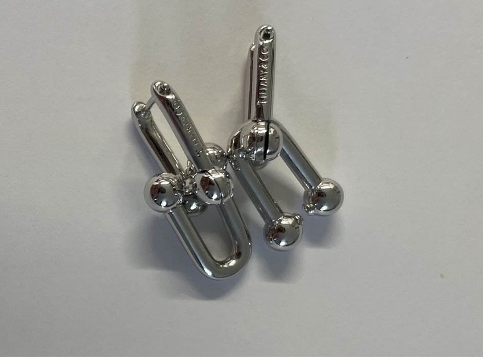 Сережки-звенья Tiffany&Сo HardWear люкс
