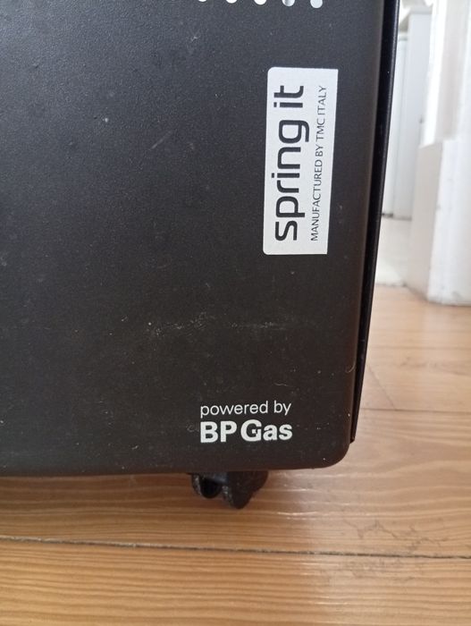 Aquecedor a gás com botija