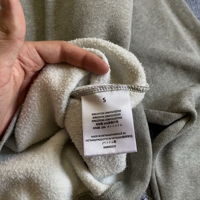 Світшот оверсайз від essentials fear of god, fog кофта сірого кольору