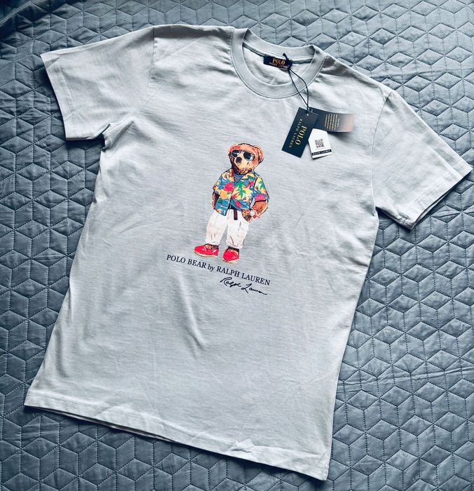 Ralph Lauren polo koszulka męska L nowa teddy bear kolor blue