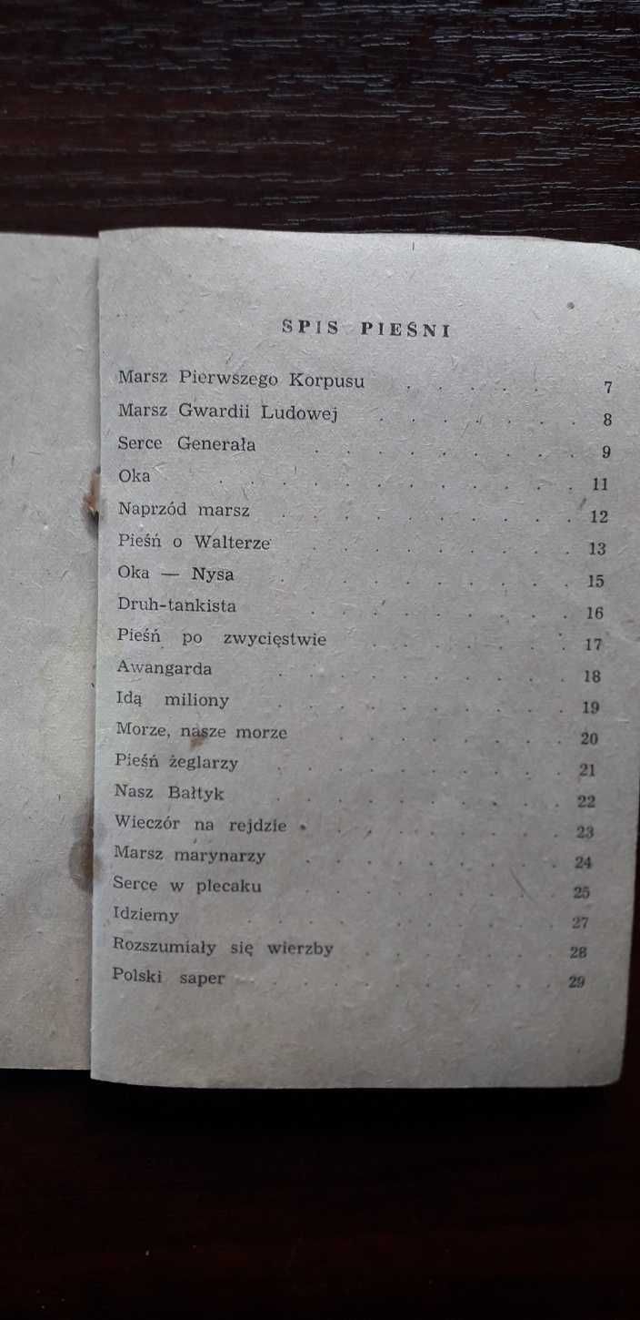 Pieśni marszowe CZPW r. 1948