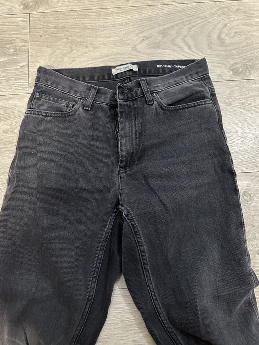 Чорні сірі джинси мом жіночі