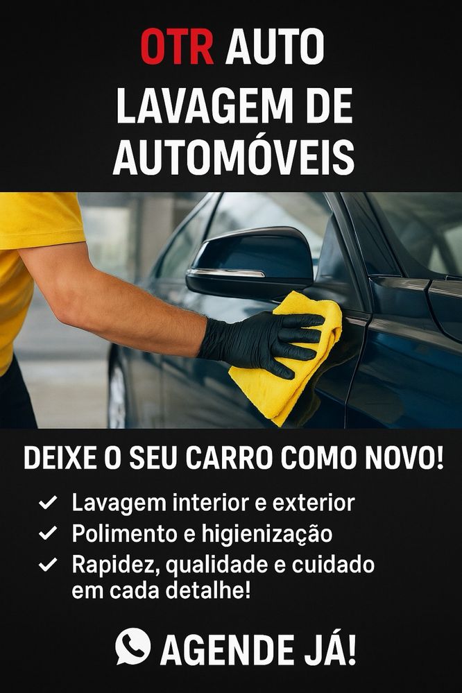 Lavagem interior e exterior