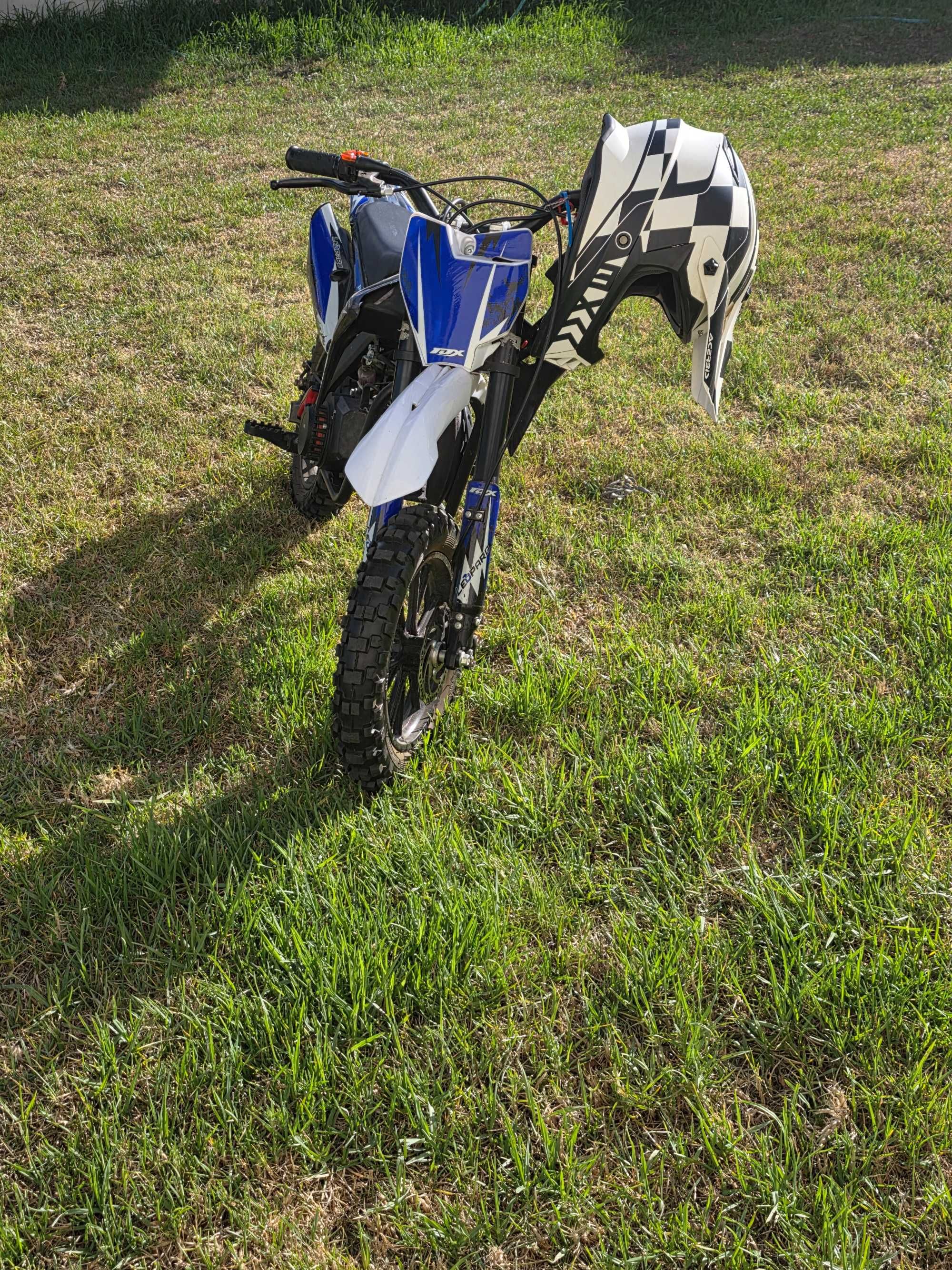 Mini moto cross c/ capacete