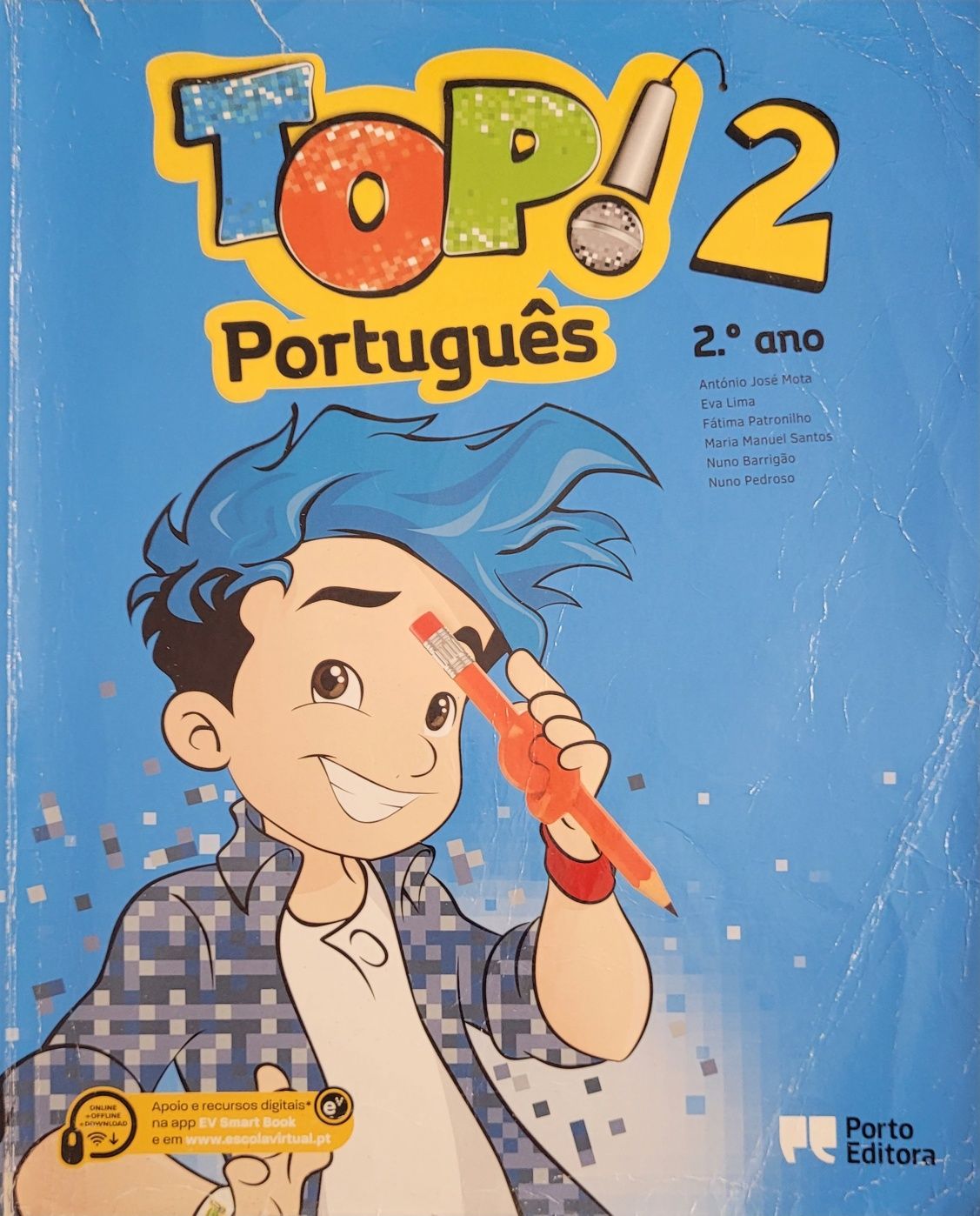 Manuais Top 2 Matemática,  Português e Estudo do Meio 2° ano