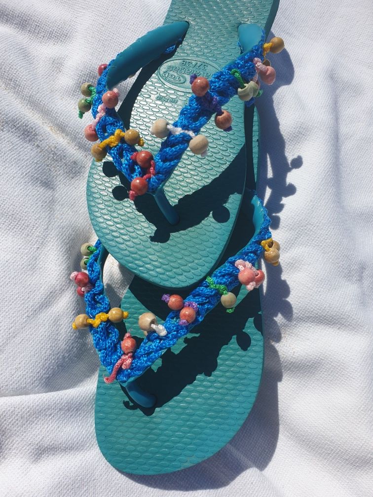 Havaianas n37 - Cordão e Berloques