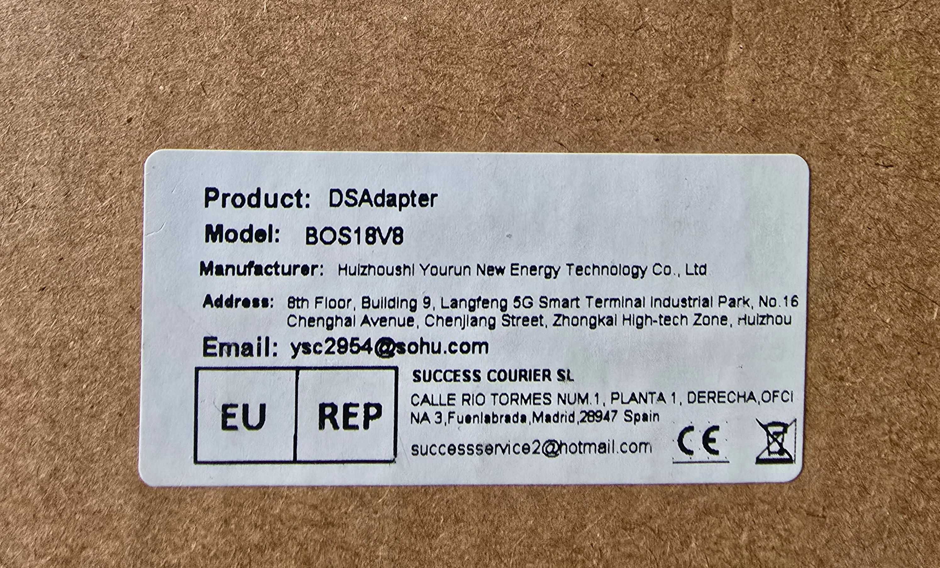 Dyson V8 adapter przejściówka Urun BOS18V8