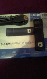Продам wi-fi usb adapter d-link ac1300 mu-mimo  абсолютно новий.