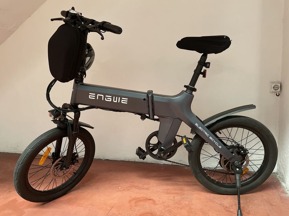 Bicicleta elétrica citadina dobrável C/nova (Upgrade]