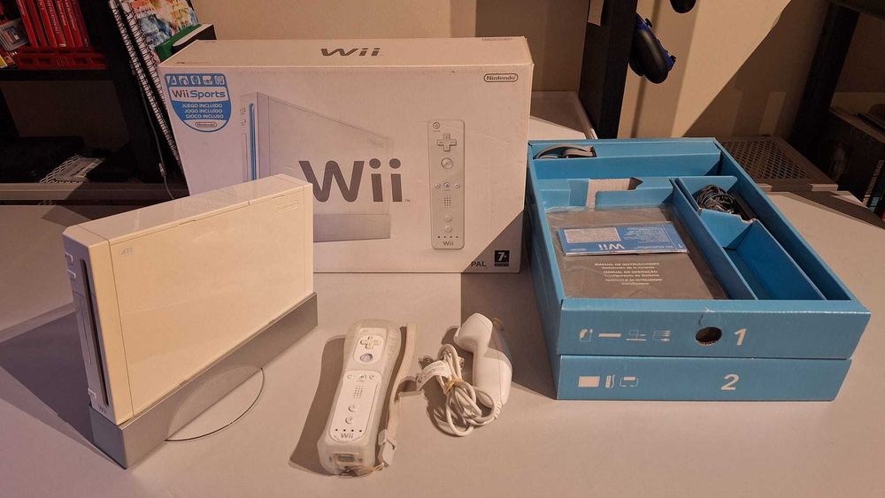 Nintendo Wii completo com caixa