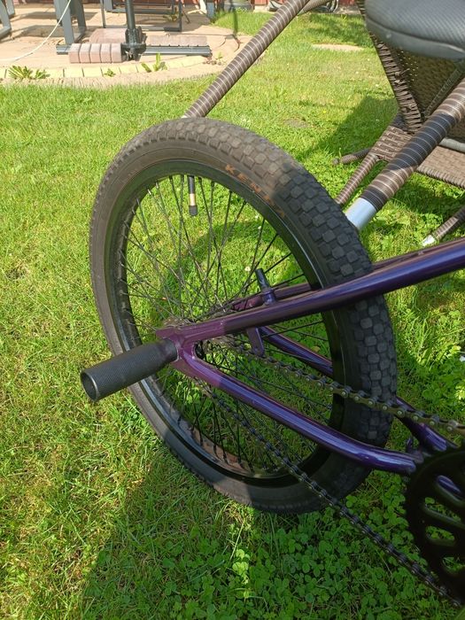 Rower BMX fioletowy