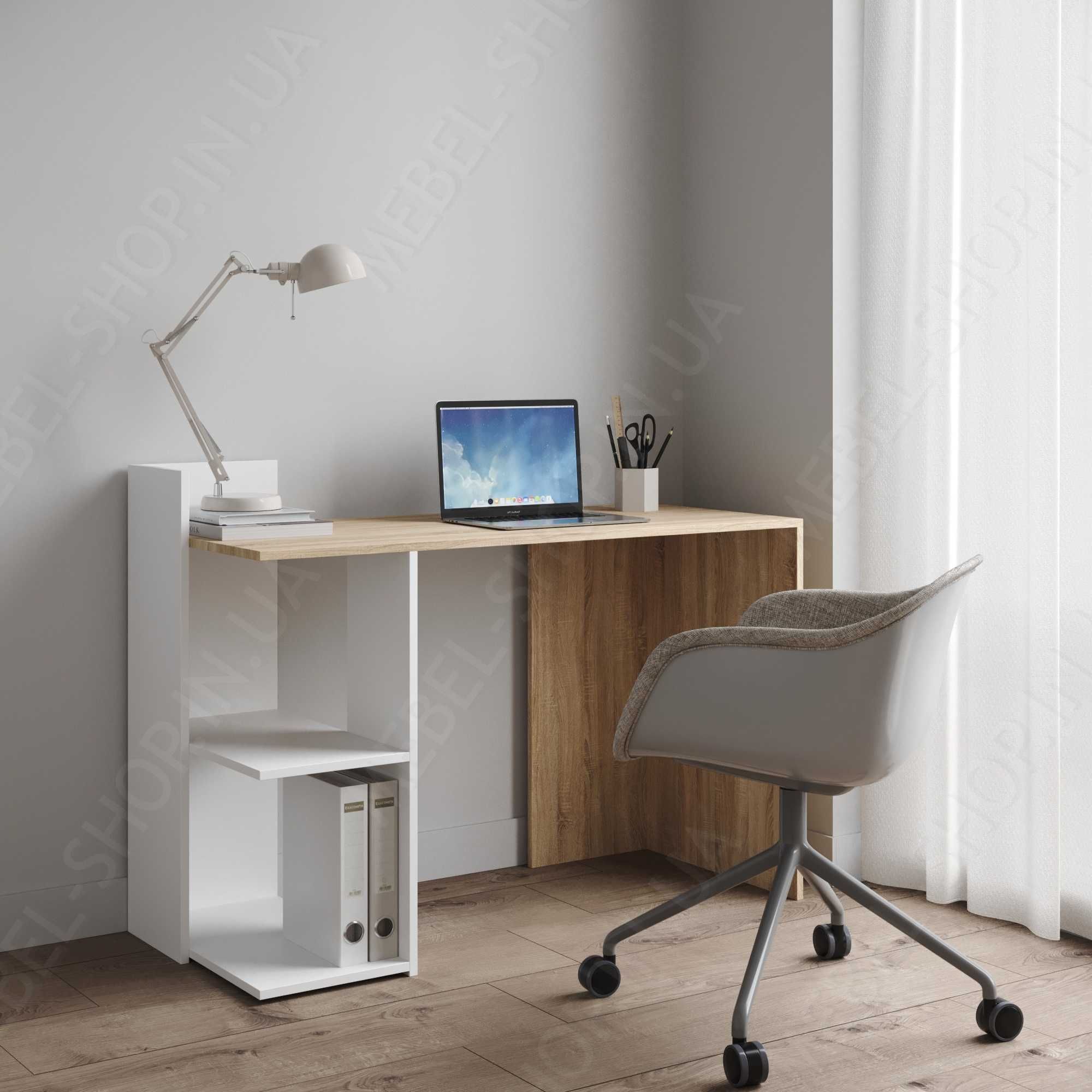 Письменный стол с полками, компьютерный стол, малогабаритный.