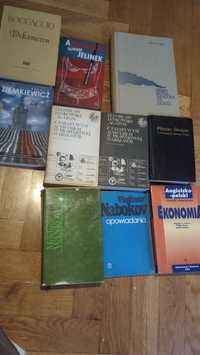 Zestaw książek. Nabokov, Jelinek, słownik ekonomia ang.