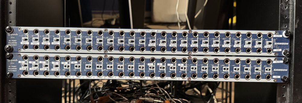 Samson S-Patch plus krosownica patchbay x2