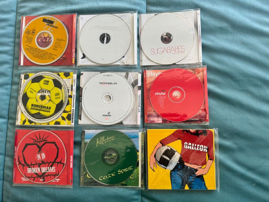 Lote - 08 cd varios artistas, East Seventeen, SugaBabes, Now dance 92