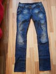 Jeansy Timezone Model Penelopia R. 27/34 Przecierane