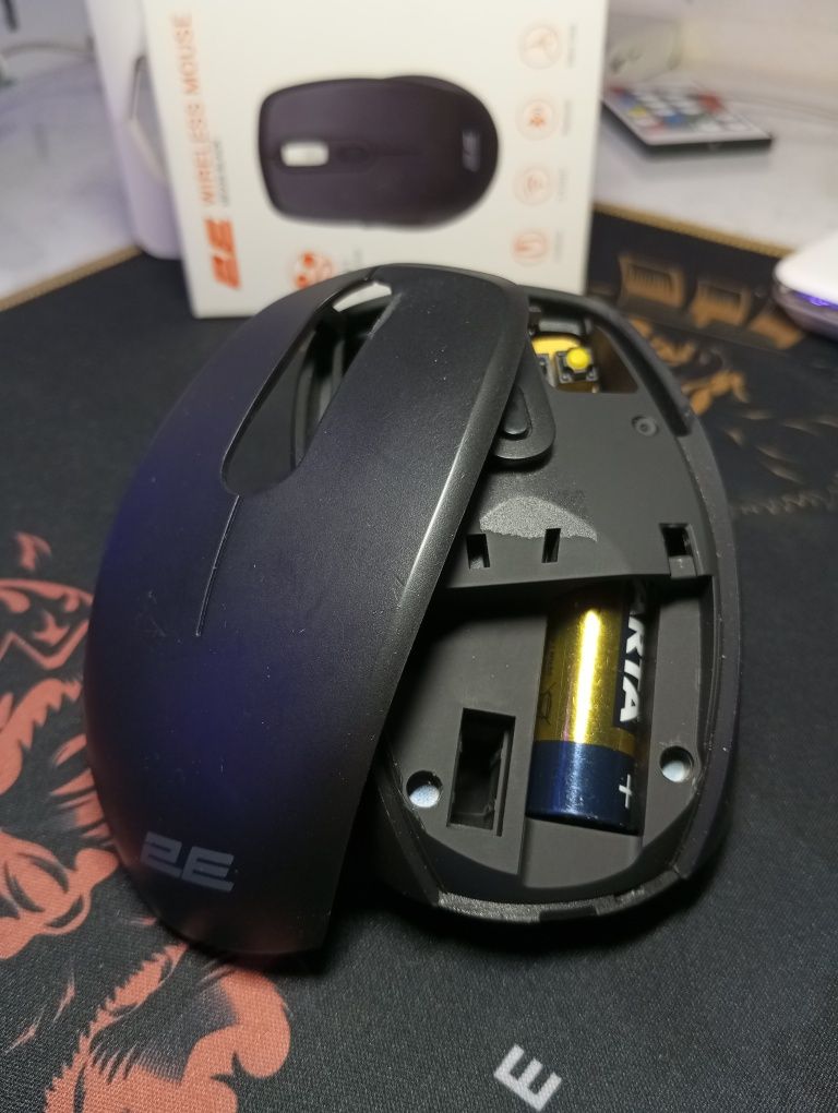 Мишка 2Е MF225WBK Black