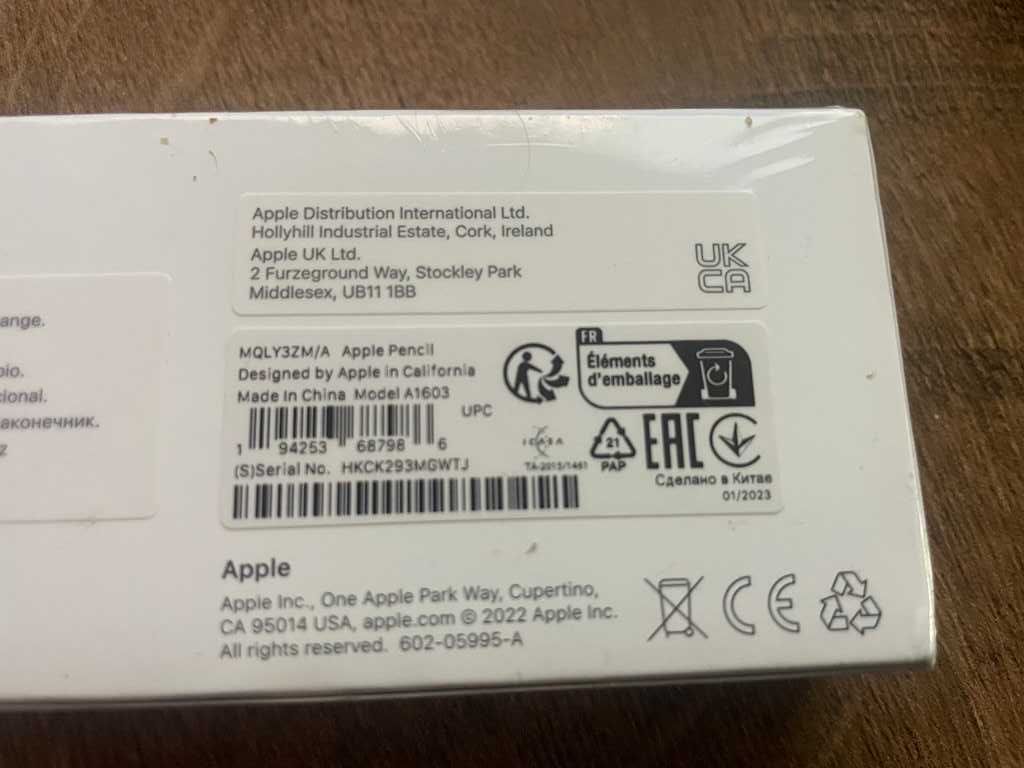 Rysik APPLE (1. gen) MQLY3ZM/A