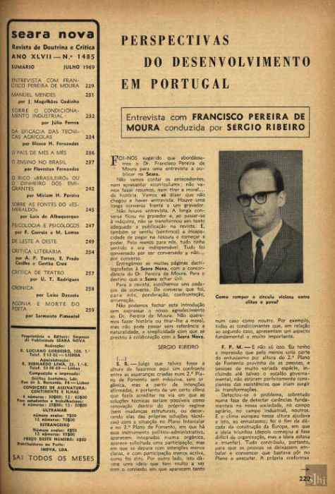 Revista Seara Nova Nº 1485 Julho 1969