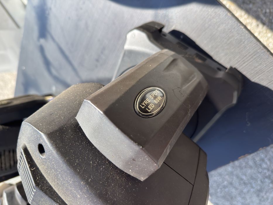 Robos led luzes power lyre 80w