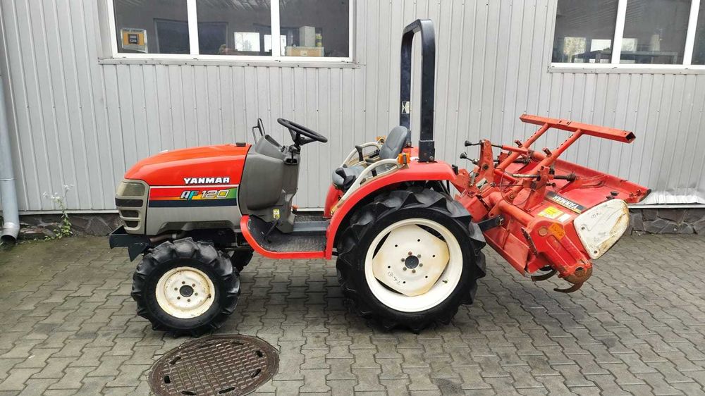 Japoński traktorek Yanmar AF 120 z glebogryzarką 4x4 20 KM Rewers