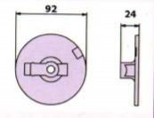 Anoda talerz Mercruiser Bravo