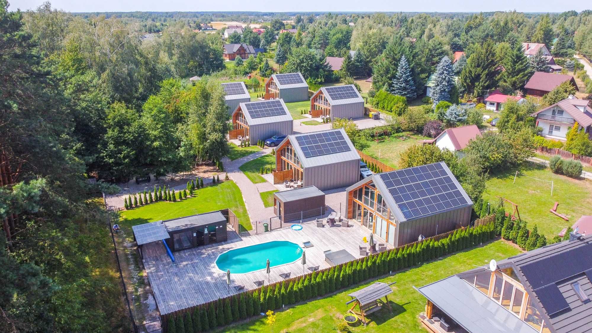 Całoroczne domki do wynajęcia SPA, Jacuzzi, sauna, basen STREFA CISZY