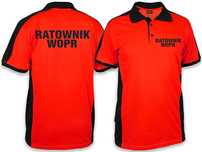 Koszulka Polo RATOWNIK WOPR męska FLUO (3XL)