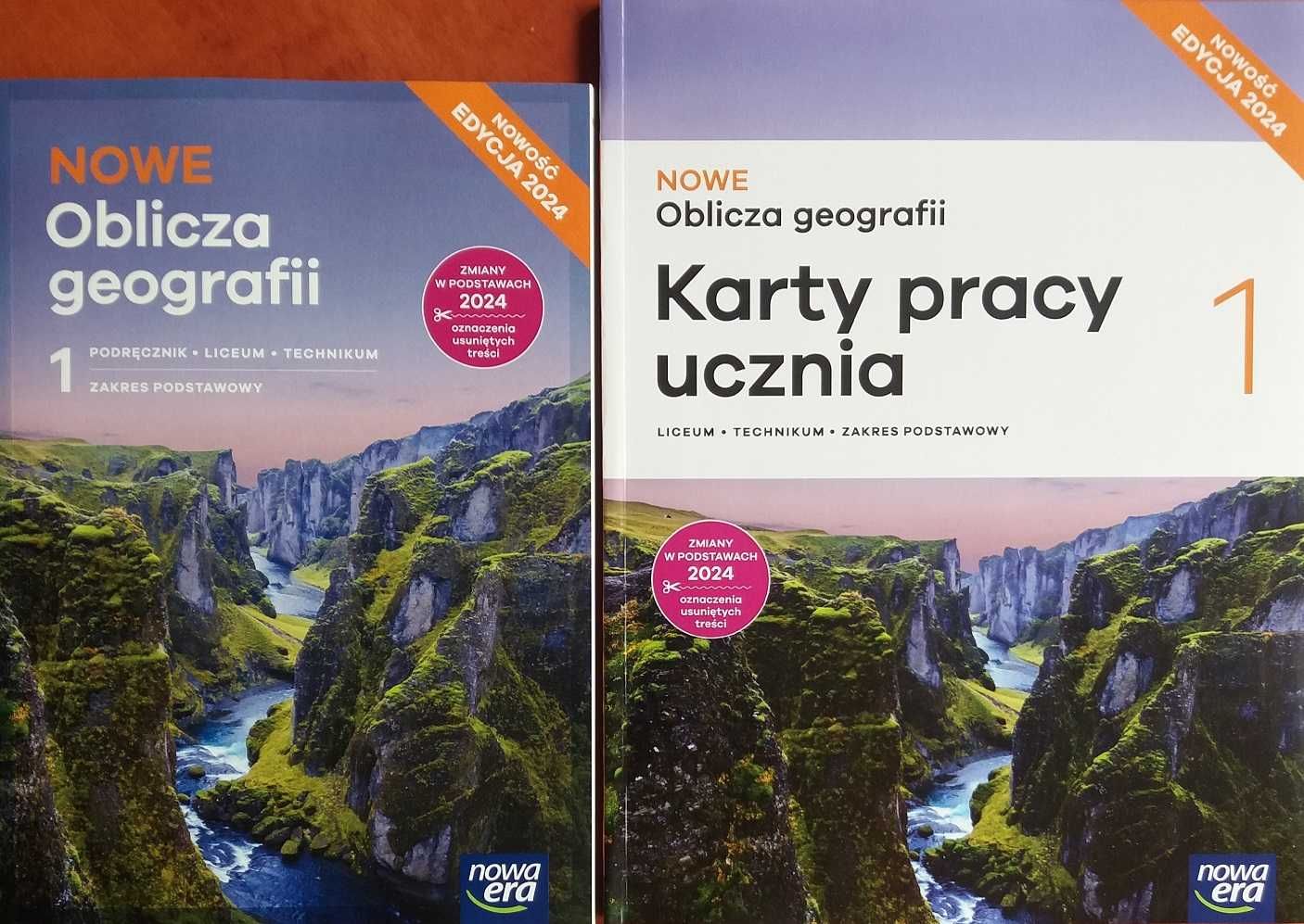 Nowe Oblicza geografii LO 1 podr. ZP + Karty pracy ucz..EDYCJA 2024