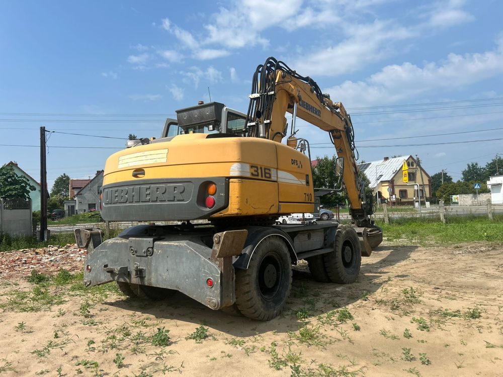 Koparka Kołowa Liebherr A316 Rotator+Szczypce