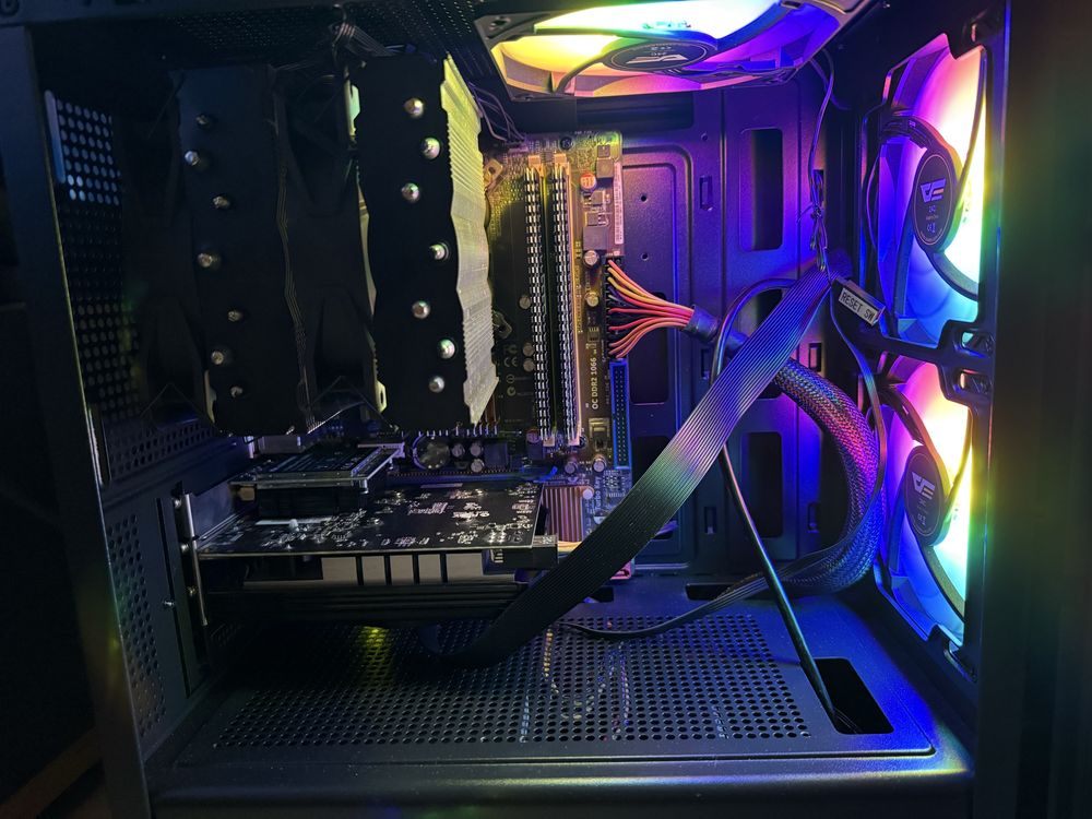 Komputer Quad Core + SSD + GTX650Ti RGB – do pracy, retro gier, serwer