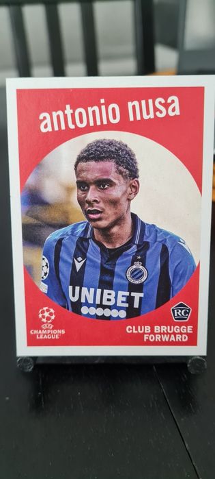 Antonio Nusa Topps UEFA Club Competition 2023 59 inset card