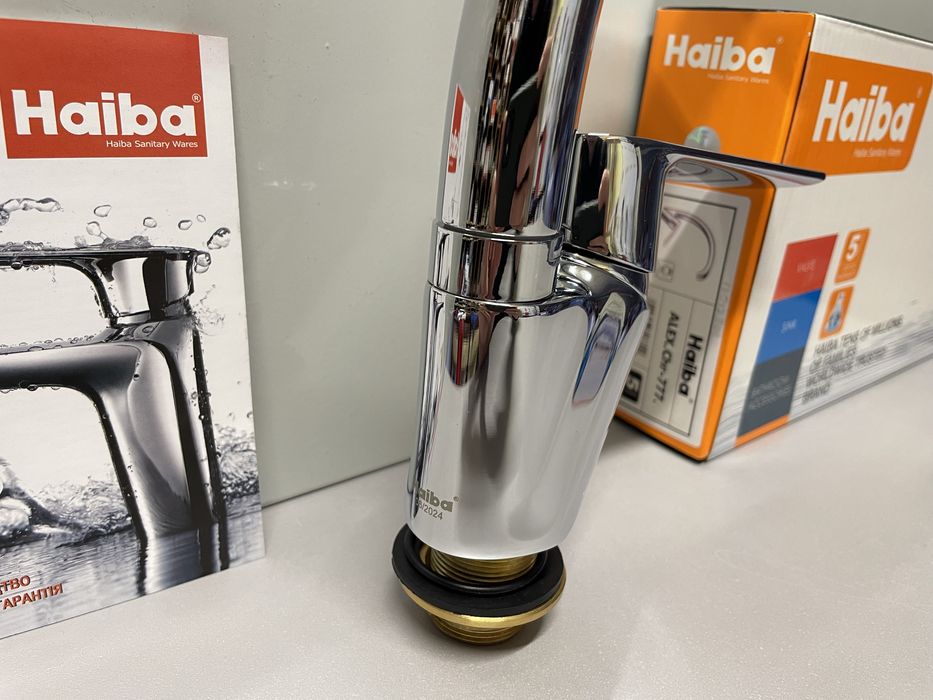 Змішувач на мийку кран на кухню Haiba Alex