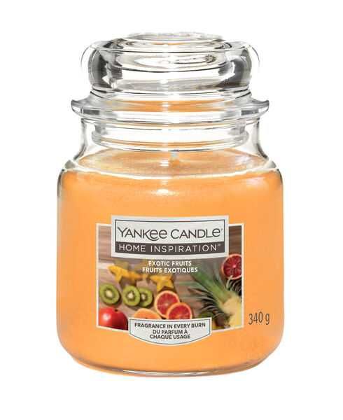 Yankee Candle Home Inspiration Exotic Fruits 340 g średnia świeca