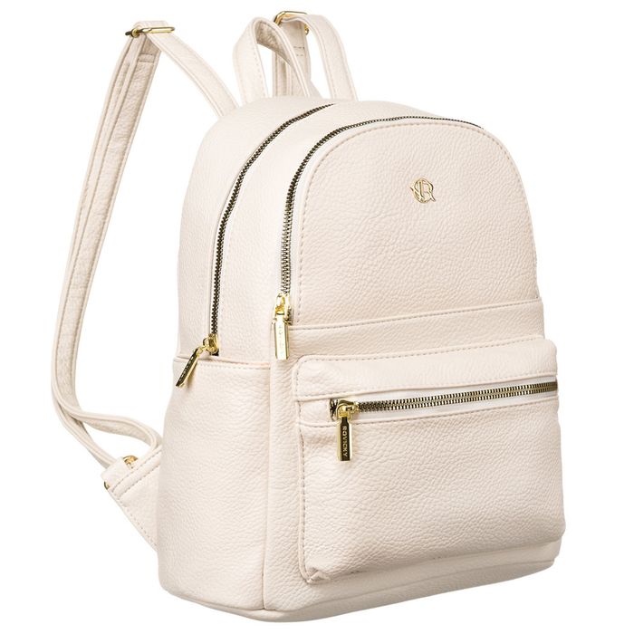 plecak z regulowanymi szelkami w beżowym kolorze - rovicky