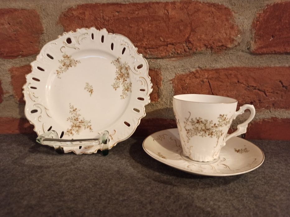 Porcelana Śląska 3 szt. TRIO + MLECZNIK