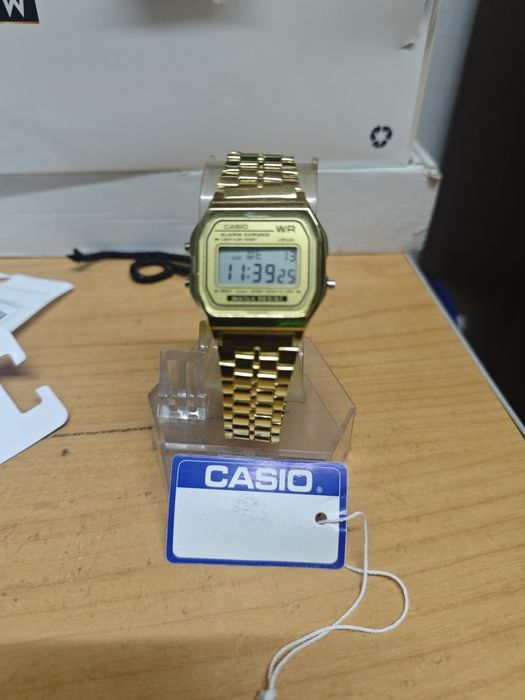 Relógio Casio Dourado A158W - Novo sem uso