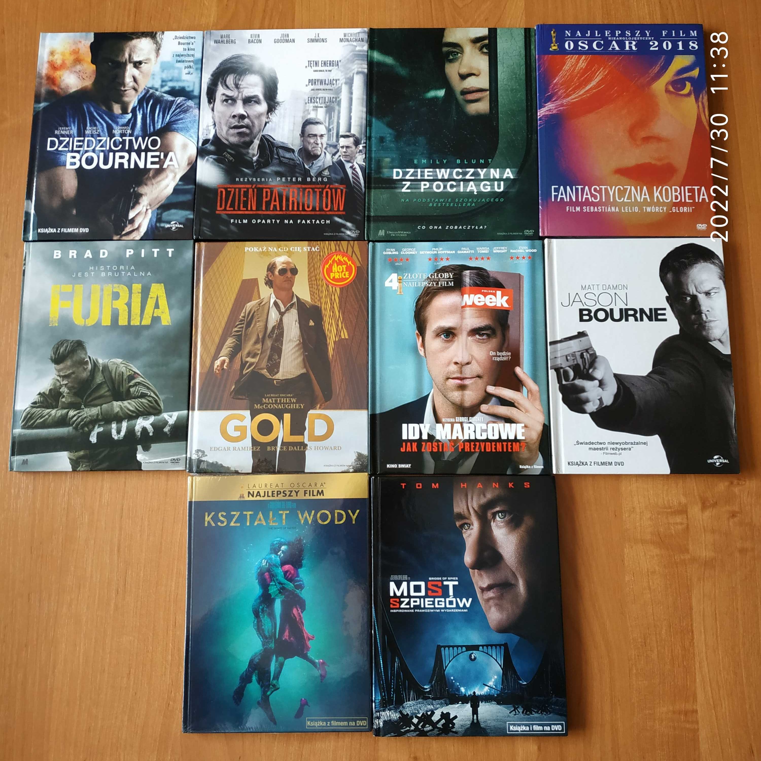 Wyprzedaż filmów - zestaw 20 płyt DVD z filmami (Zjawa, Furia, Wilk)