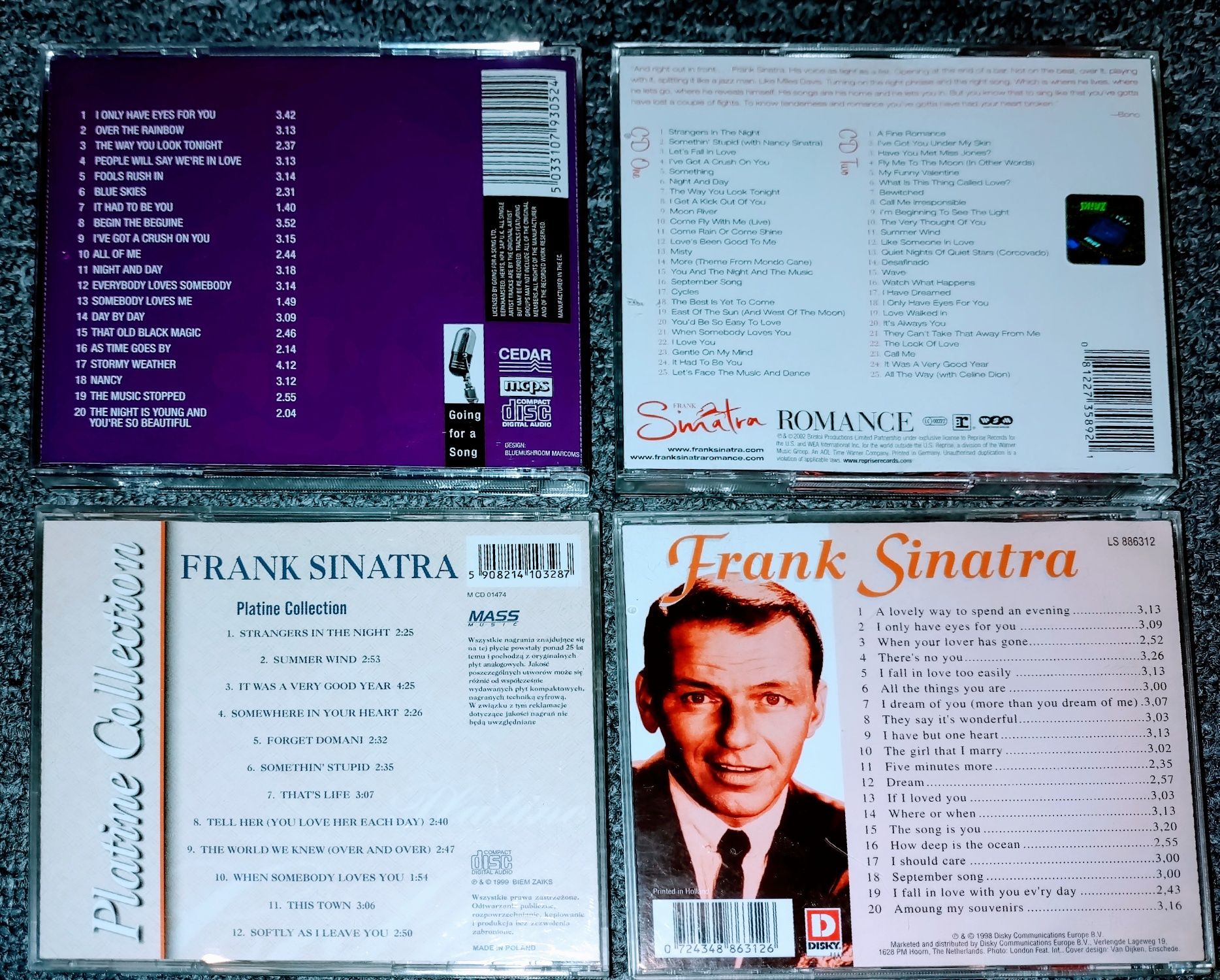Zestaw 5x CD Frank Sinatra
