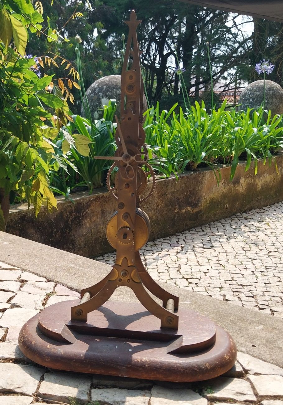 Relogio de Fusee antigo esqueleto para recuperar / restaurar