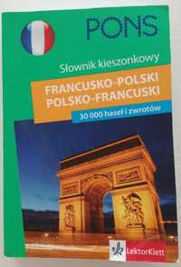 PONS Słownik francusko-polski, polsko-francuski 30 tys. haseł