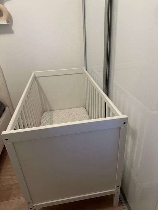 Łóżeczko Sundvik 60x120 + materac "IKEA"