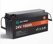 Батарея Акумулятор  LiFePO4 24 В/100 Ач з BMS 2,56 кВт 24v/100aH