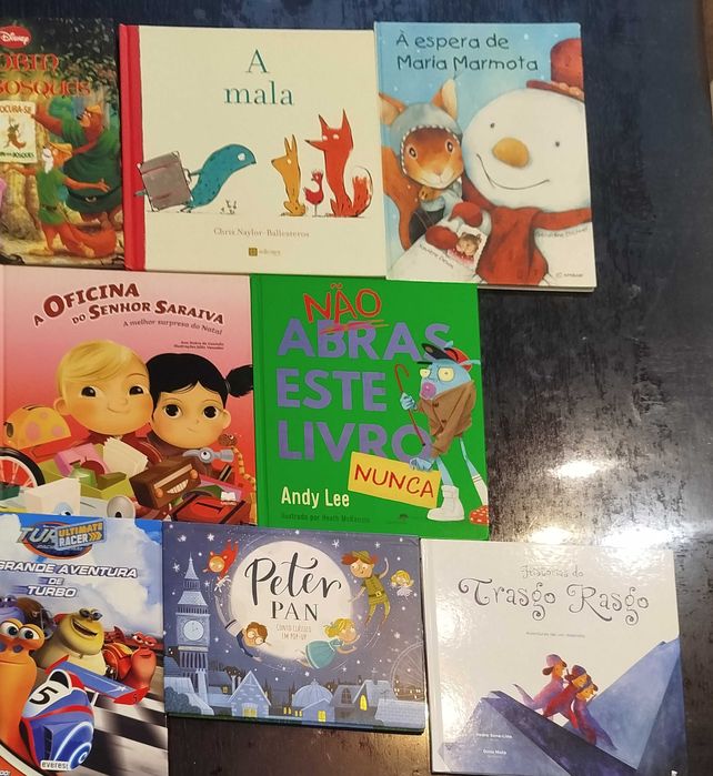 Livros infantis capa dura