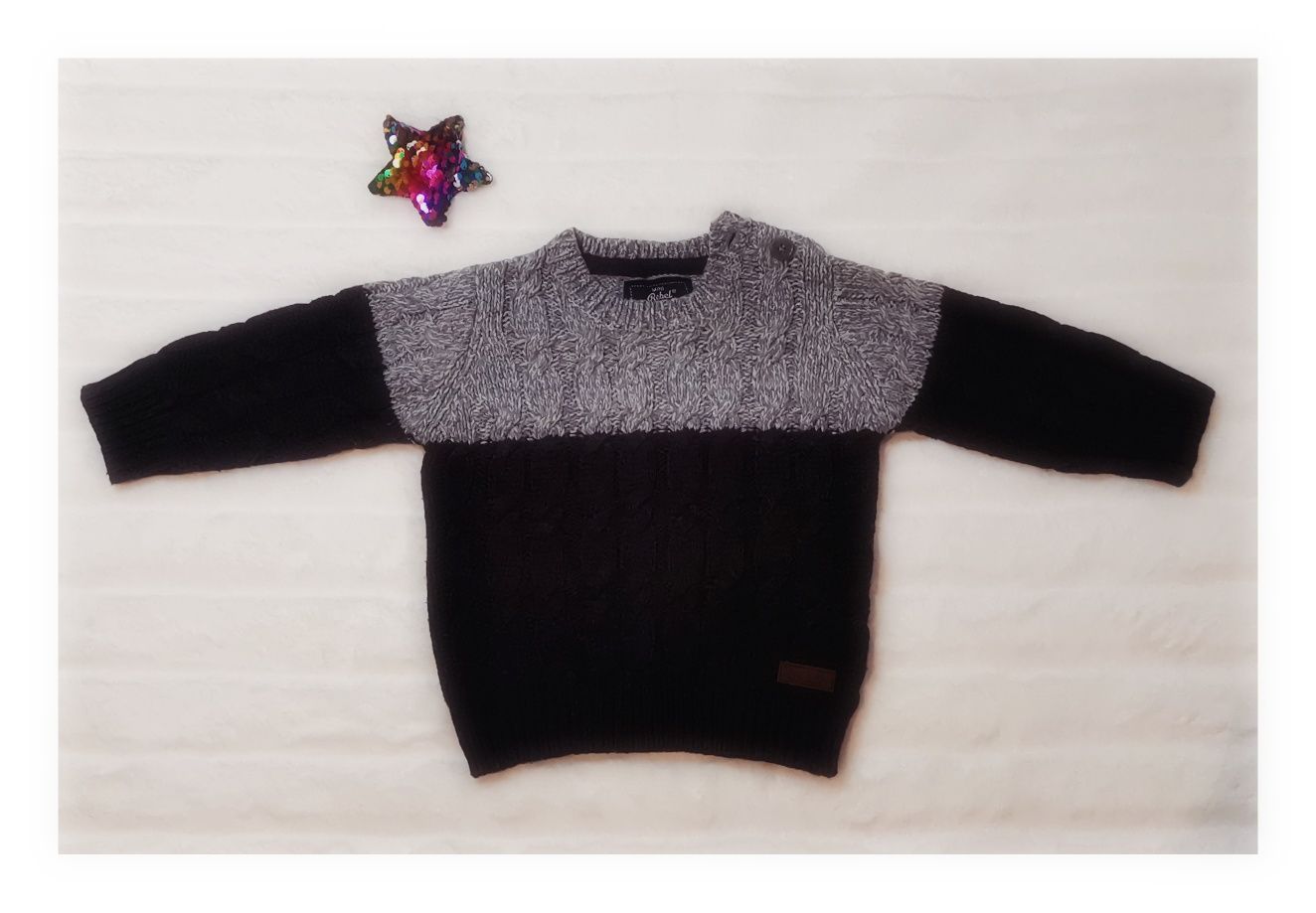 Sweter góralski dla chłopca rozmiar 80