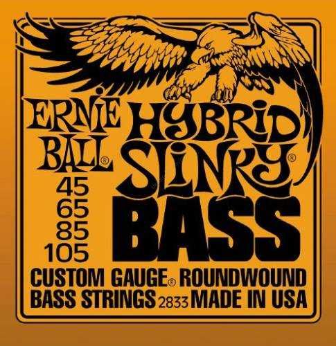 Struny do gitary basowej 4-strunowej ERNIE BALL 2833