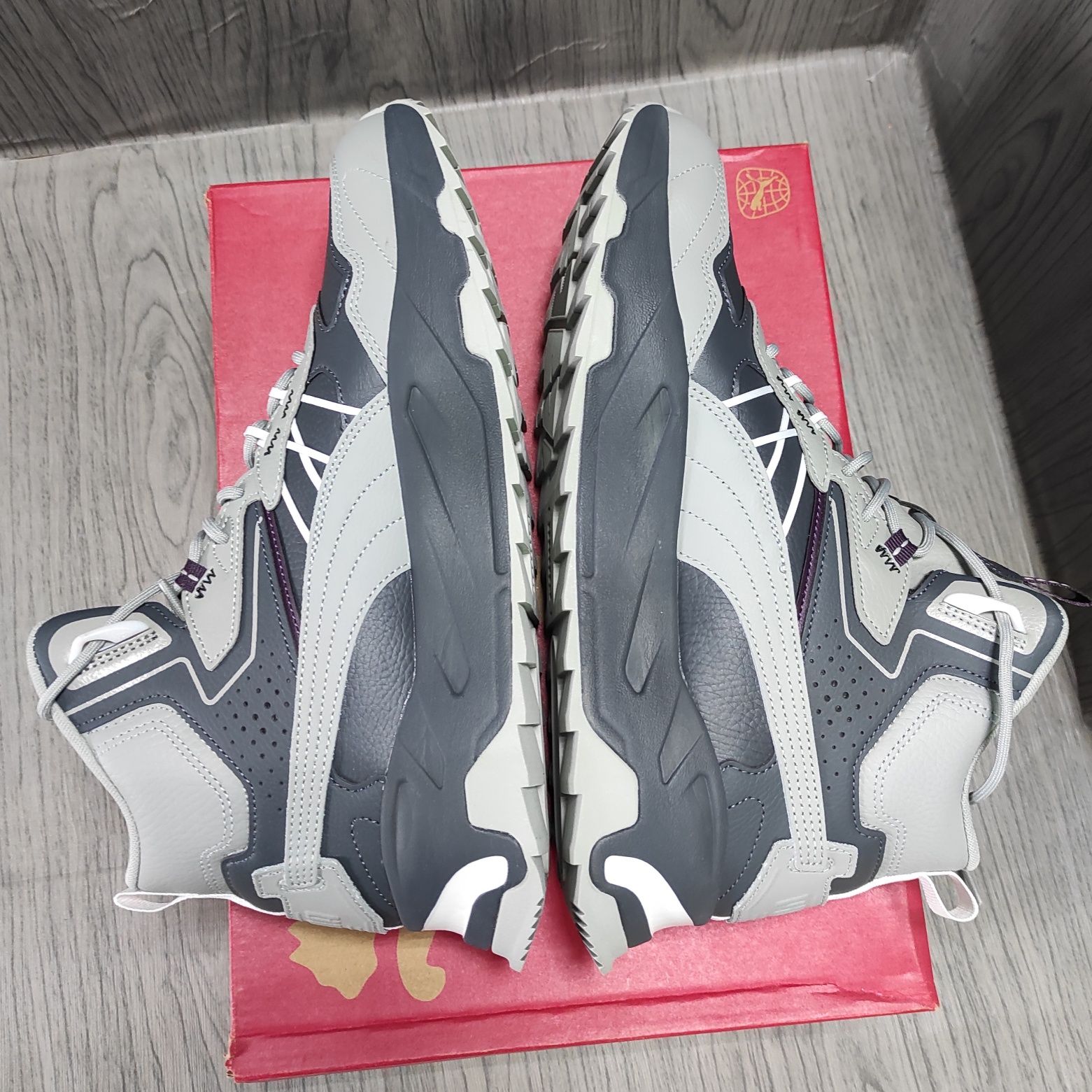 44,5 Puma Trinity mid gray оригінальні шкіряні чоловічі кросовки