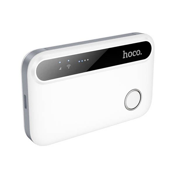 Портативний модем WiFi роутер 4G HOCO HI41  150Mbps, 2100мАг Білий