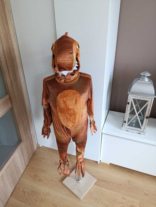 NOWY strój karnawałowy SMOKA DINOZAURA KROKODYLA kostium 104/116 (189)