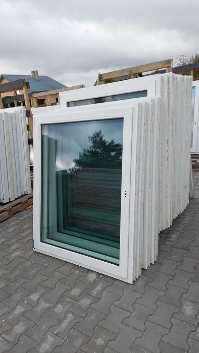 Okna UŻYWANE 104x136 z Niemiec Jednoskrzydłowe - Wysyłka 48H lub DOWÓZ